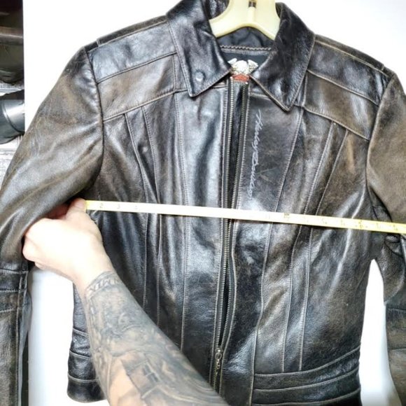 Harley-Davidson Black Leather Jacket - Picture 9 of 11